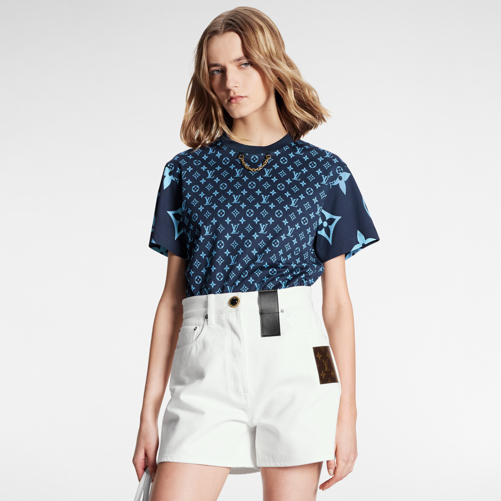 Louis Vuitton Peserico layered-collar poplin shirt